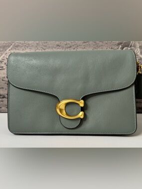 NWT Coach Chain Tabby Shoulder Bag in Sage Brass CY919